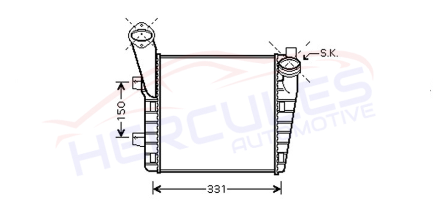 INTERCOOLER 7L0145803A